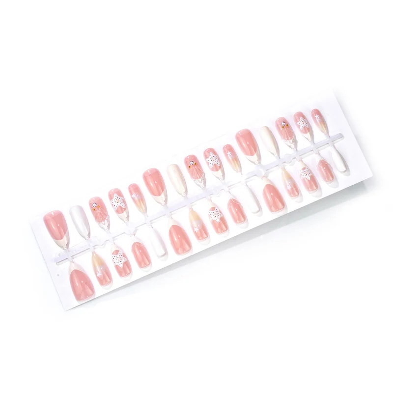 Premium Dekorative Press-On Nagelkunst Set