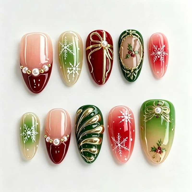 Urlaubs-Themen Press-On Nagelkunst Set 1790738720
