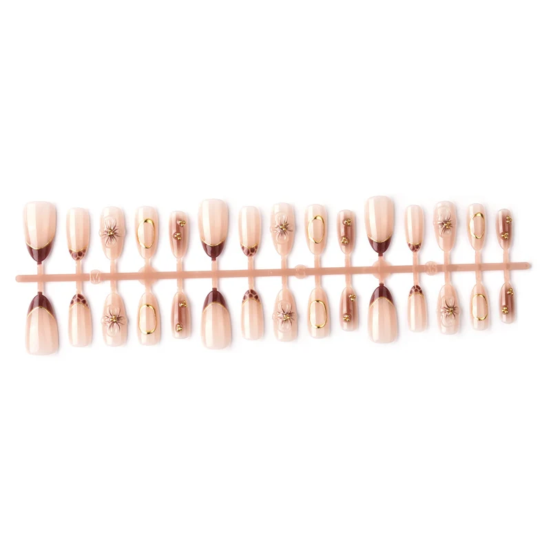 Luxus Floral Verziert Press-On Nail Set