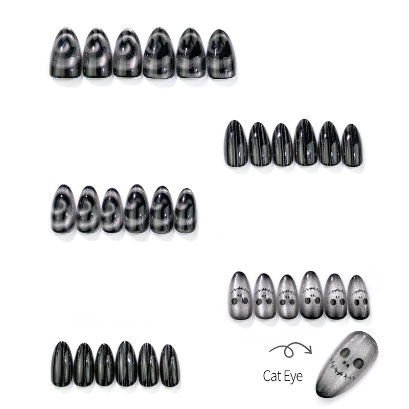 Gothic Themen Press-On Nagelkunst Set