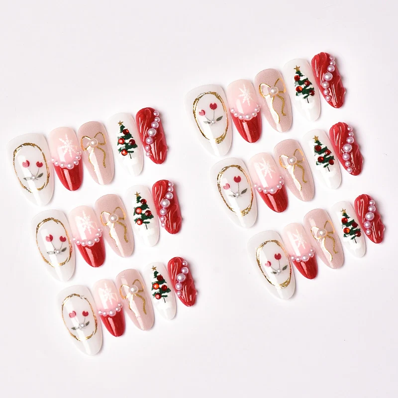 Festliches saisonales Nagelkunst-Set