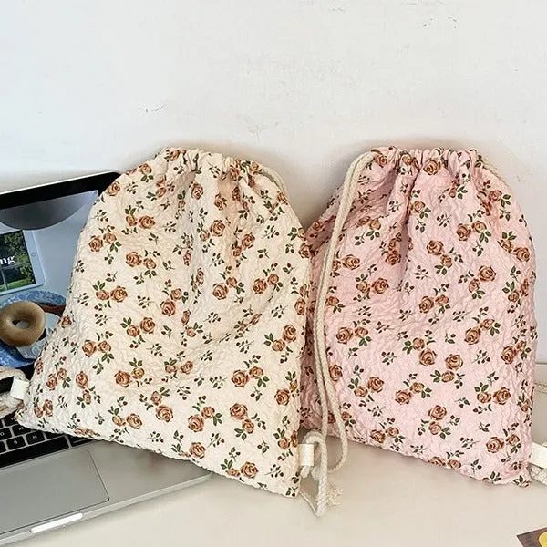 Blumen-Schnur-Rucksack