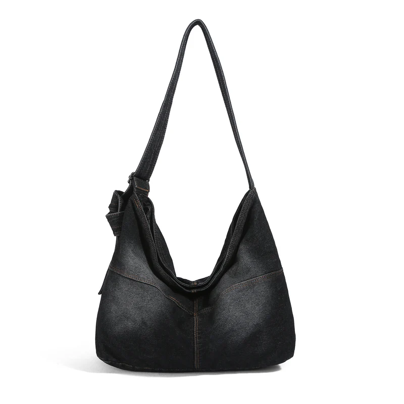 Lässige Denim Hobo Tasche