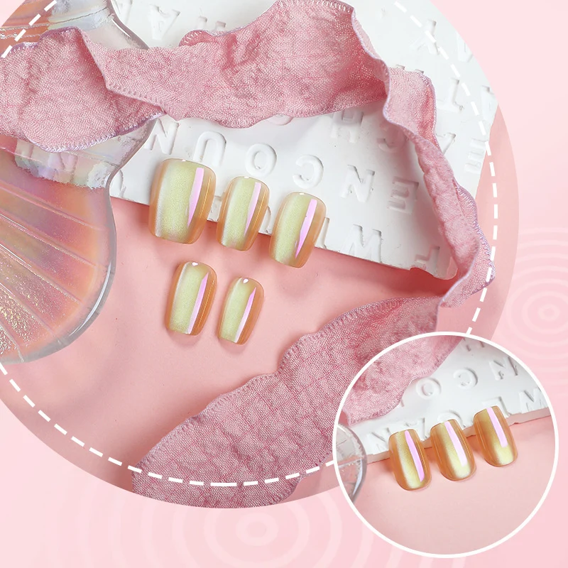 Glänzendes Press-On Nagelset