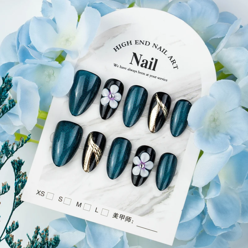 Elegantes Premium Press-On Nagelset