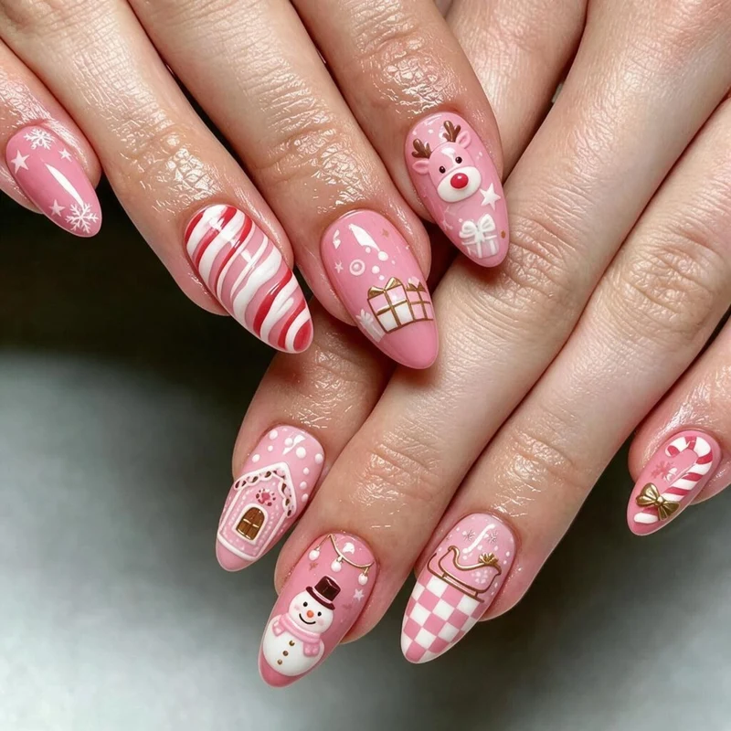 Festliches Nagelkunst-Set