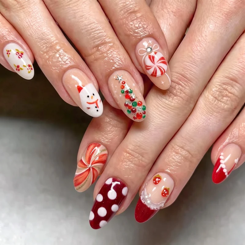 Festliches Nagelkunst-Set