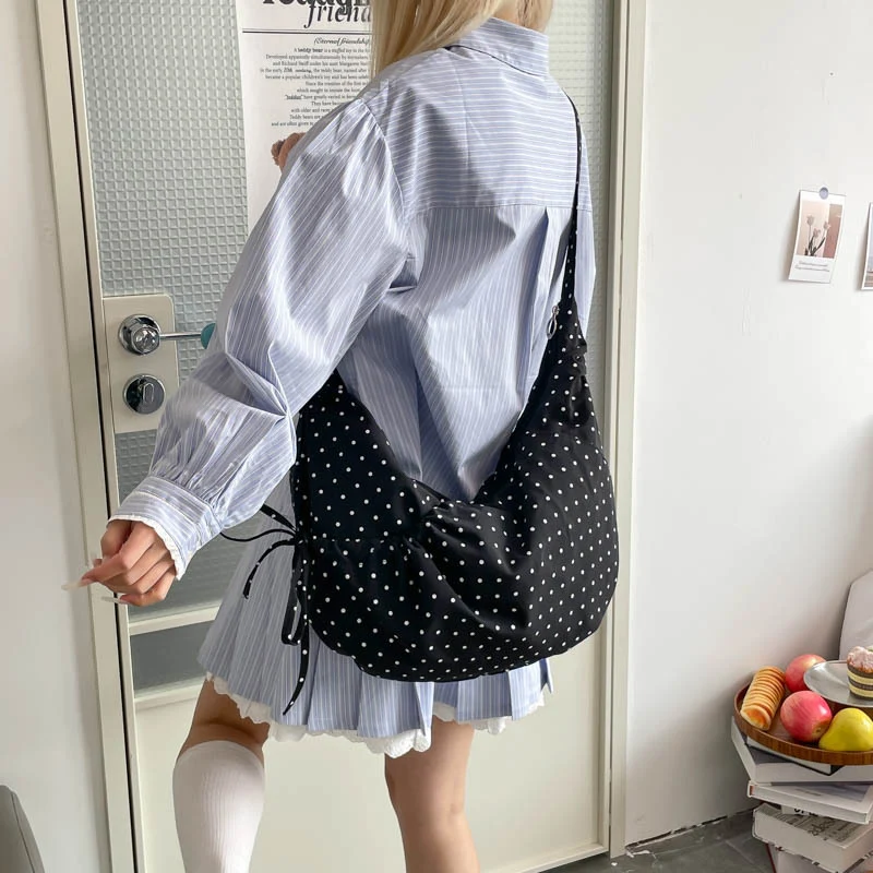 Modische Pünktchen Hobo Tasche