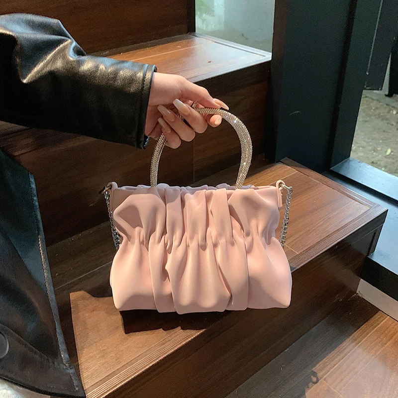 Elegante geraffte Handtasche
