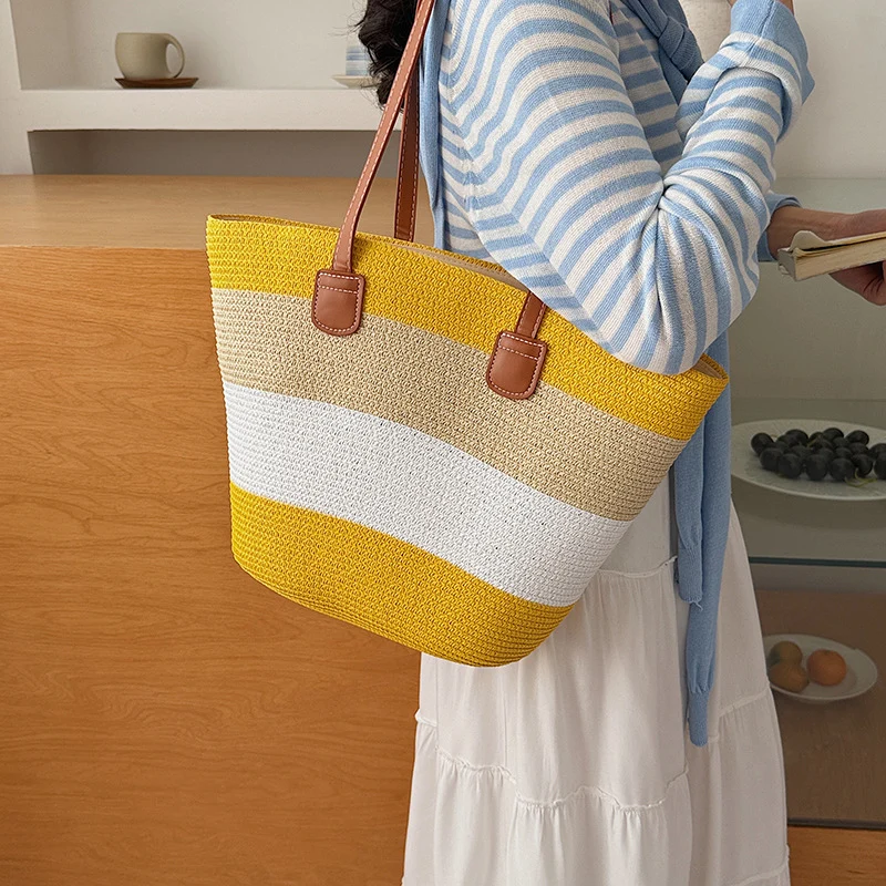 Umweltfreundliche gewebte Strandtasche