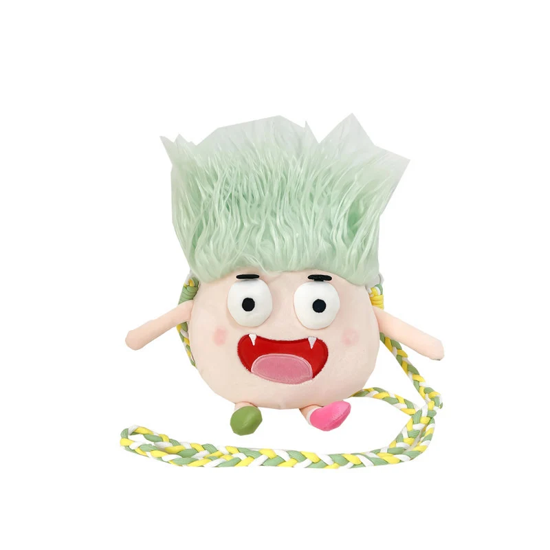 Niedlicher Plüschmonster-Crossbody-Beutel