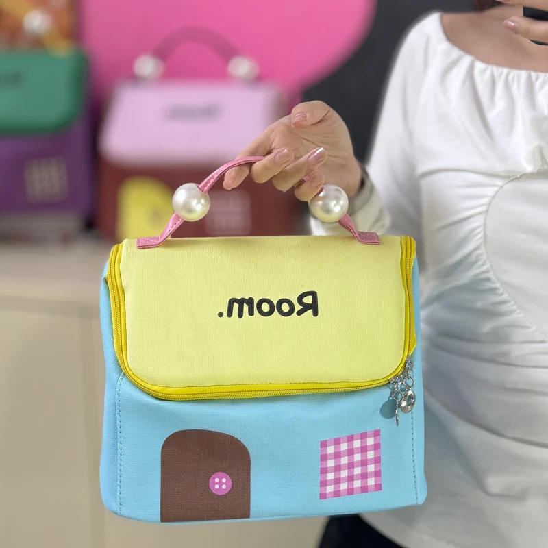 Niedliche hausdesign Mini-Handtasche