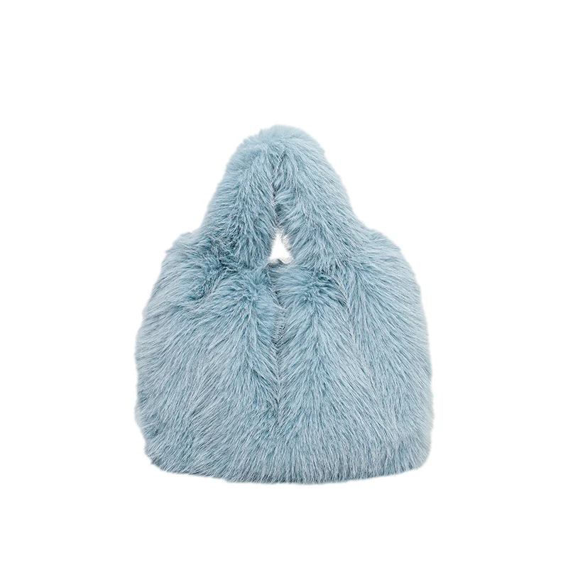 Weiches Plüsch-Hobo-Tasche