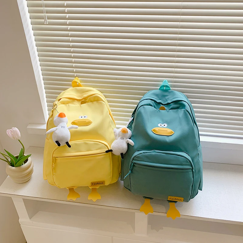Süße Cartoon-Ente-Themen-Rucksack