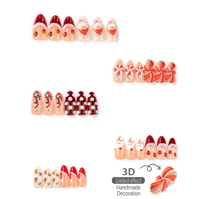 Festliches Feiertags-Nagelkunst-Set