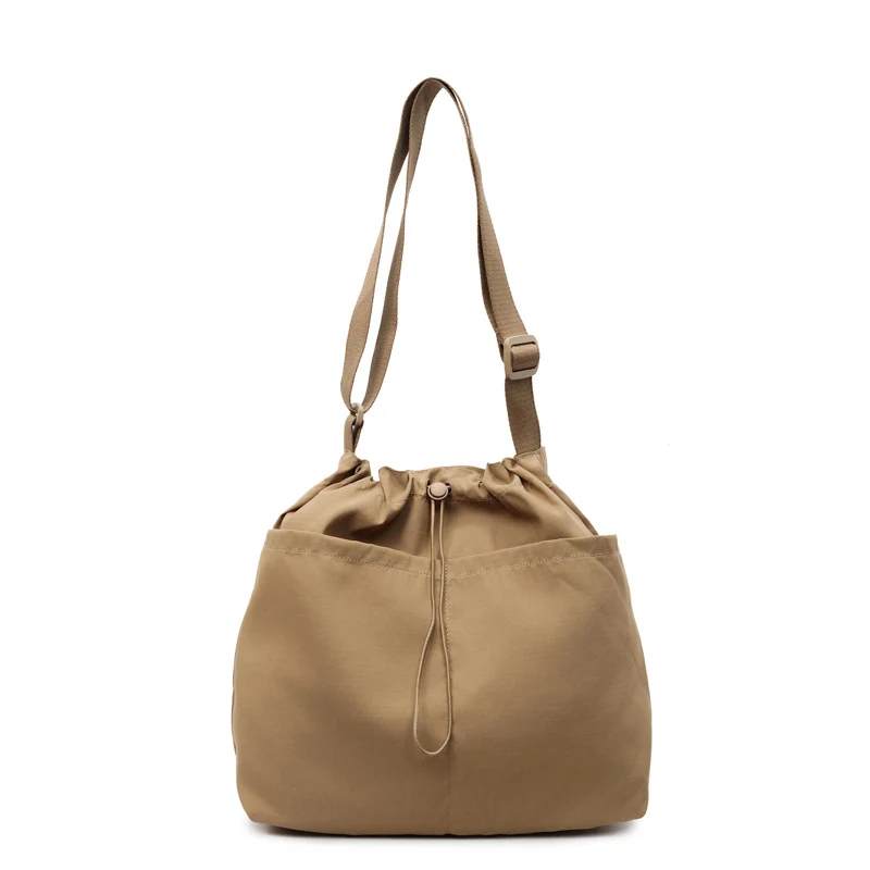 Kordelzugverschluss Utility Schultertasche