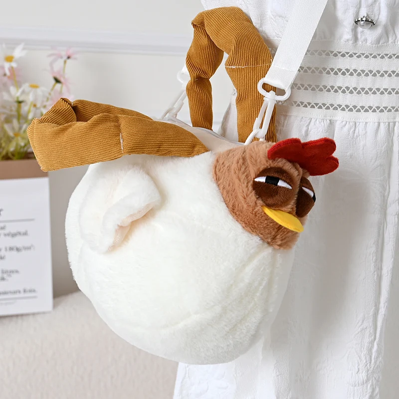 Plüsch-Hühnchen-Themen Mini-Rucksack