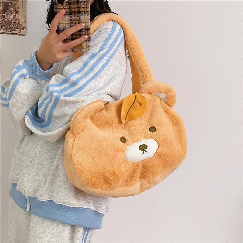 Niedliche Plüsch-Tier-Motiv-Handtasche