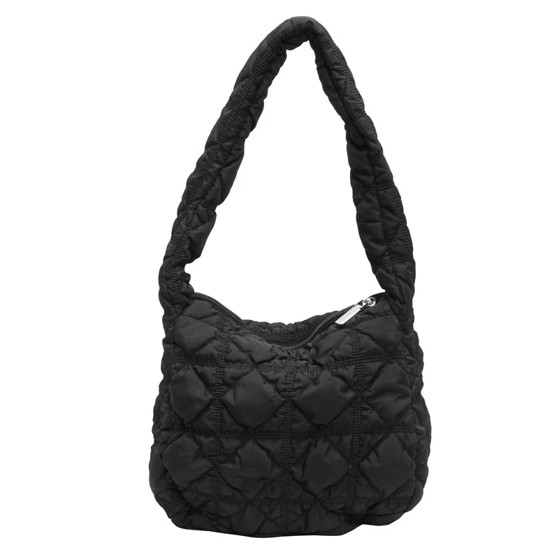 Gepolsterte Schlappen-Handtasche