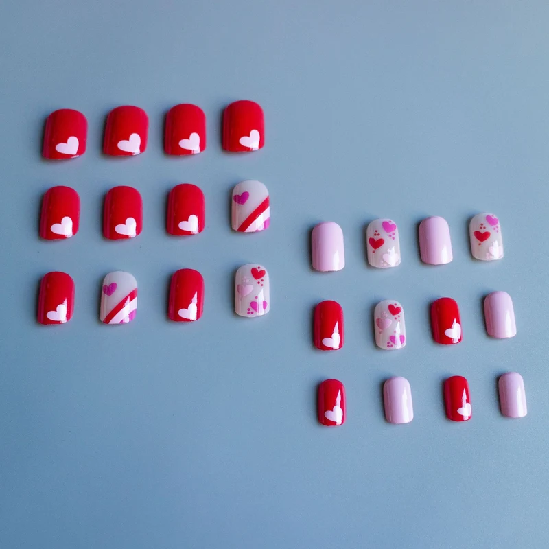 Herz-Themen-Nagelkunst-Kit