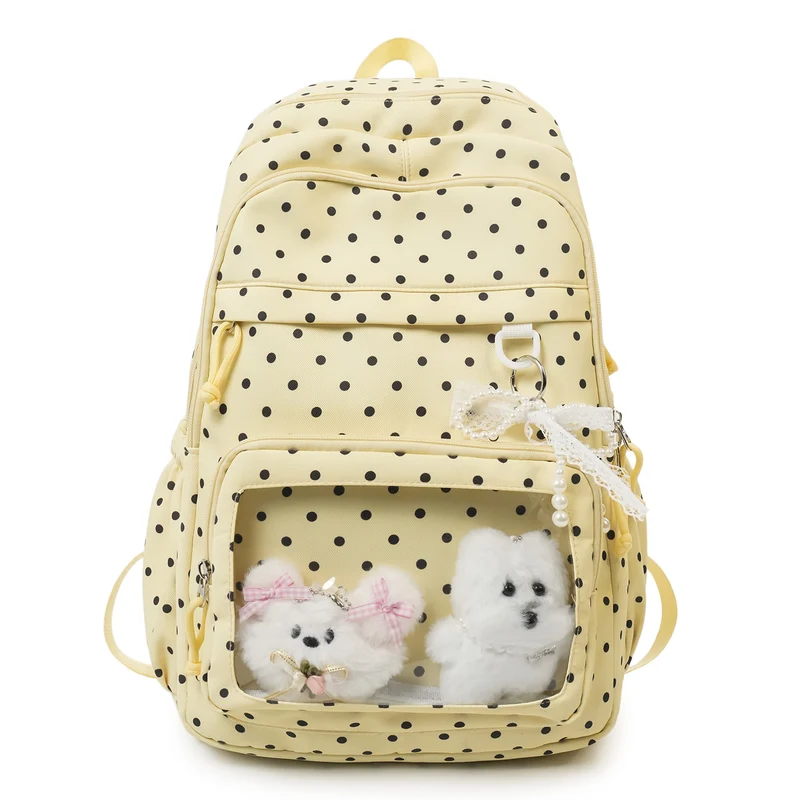 Hübscher Rucksack mit Punktenmuster