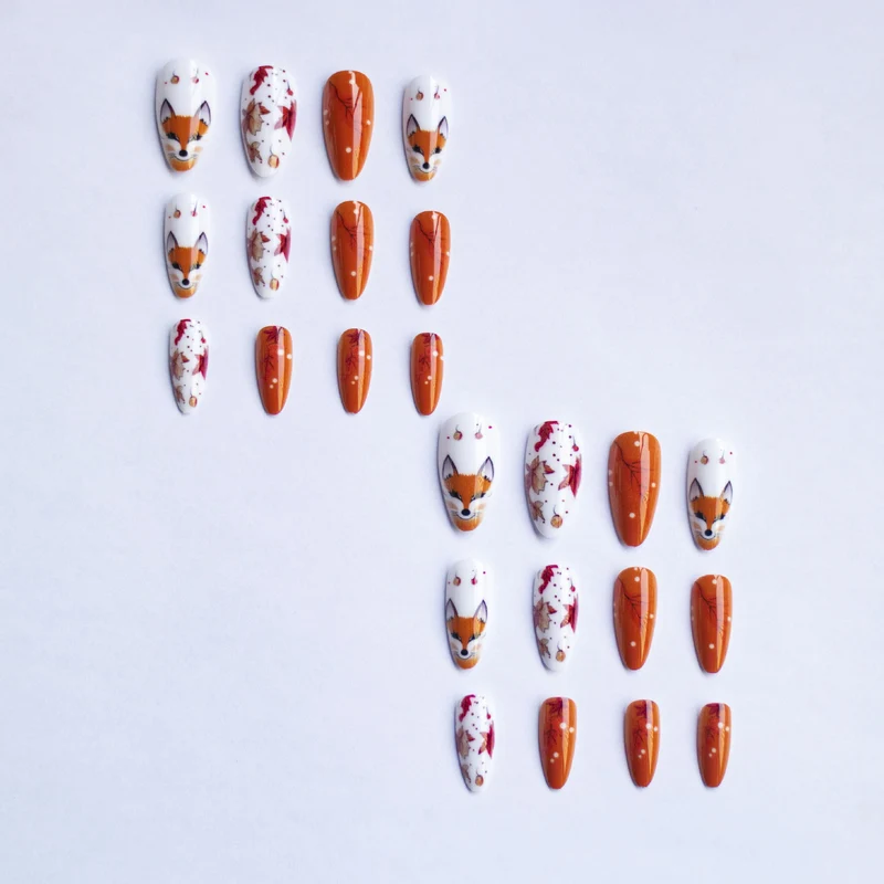 Fuchs-Themen Künstlerische Nagelkunst