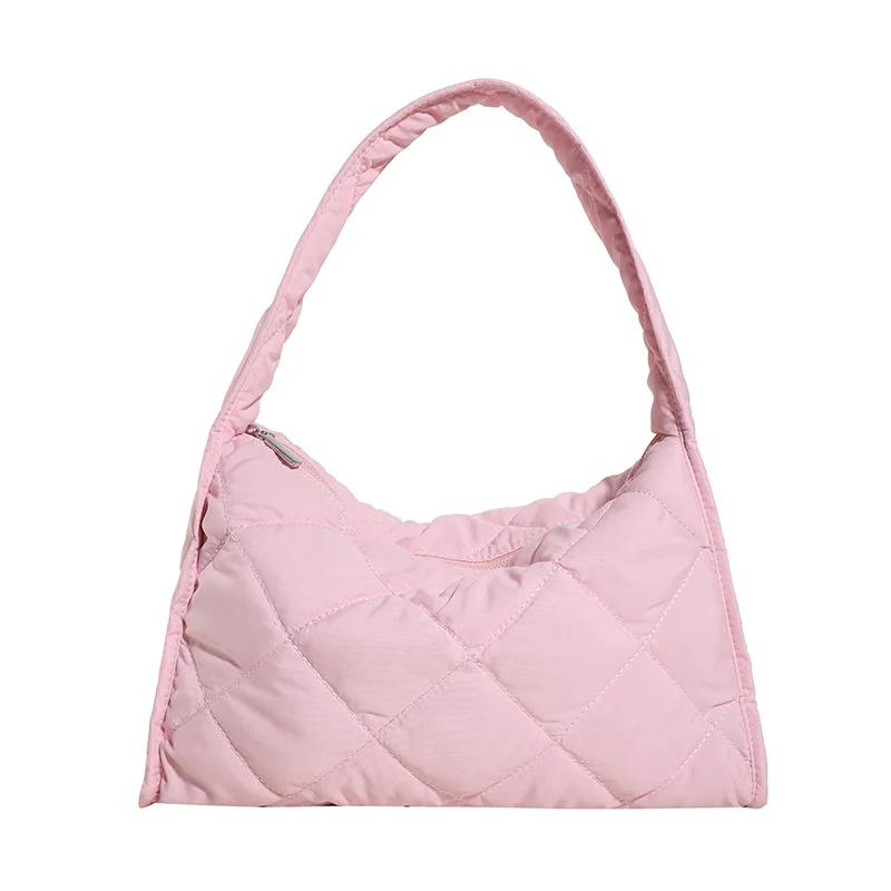 Gepolsterte Puff-Schultertasche