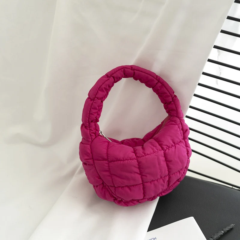 Gepolsterte Mini Schultertasche