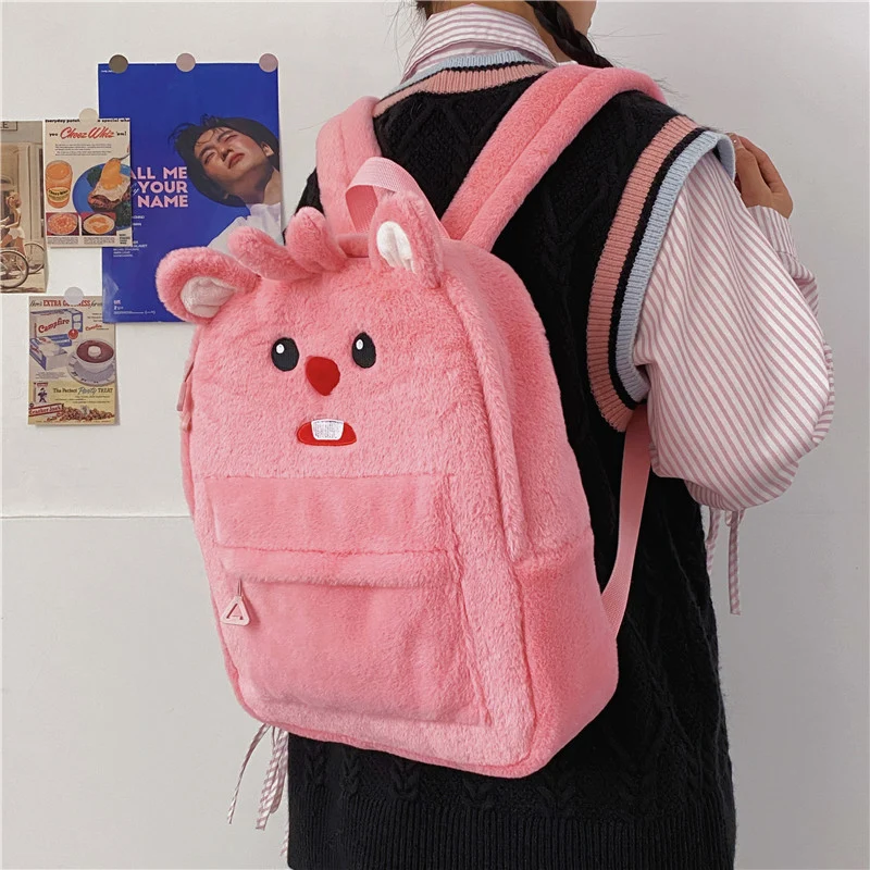 Süßer Plüsch-Tier-Backpack