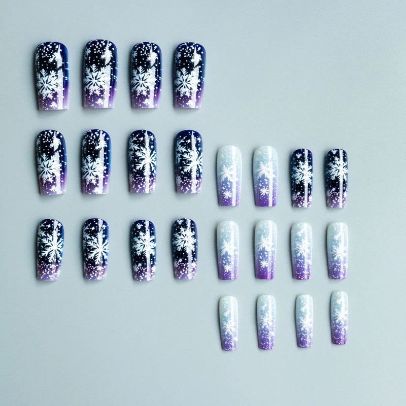 Winter-Themen Gel-Nagelkunst Set