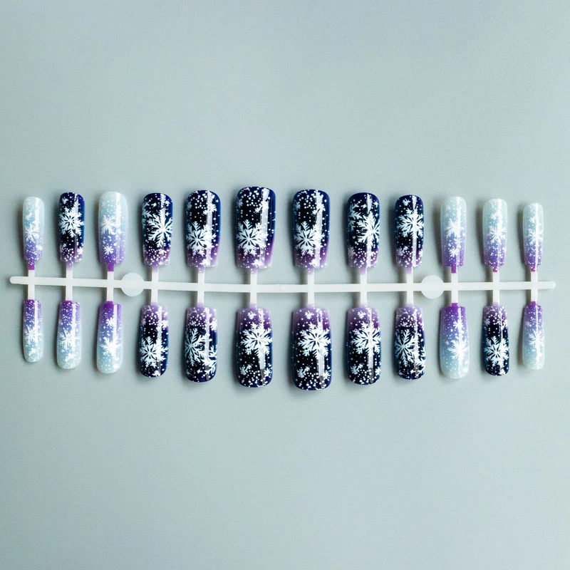 Winter-Themen Gel-Nagelkunst Set