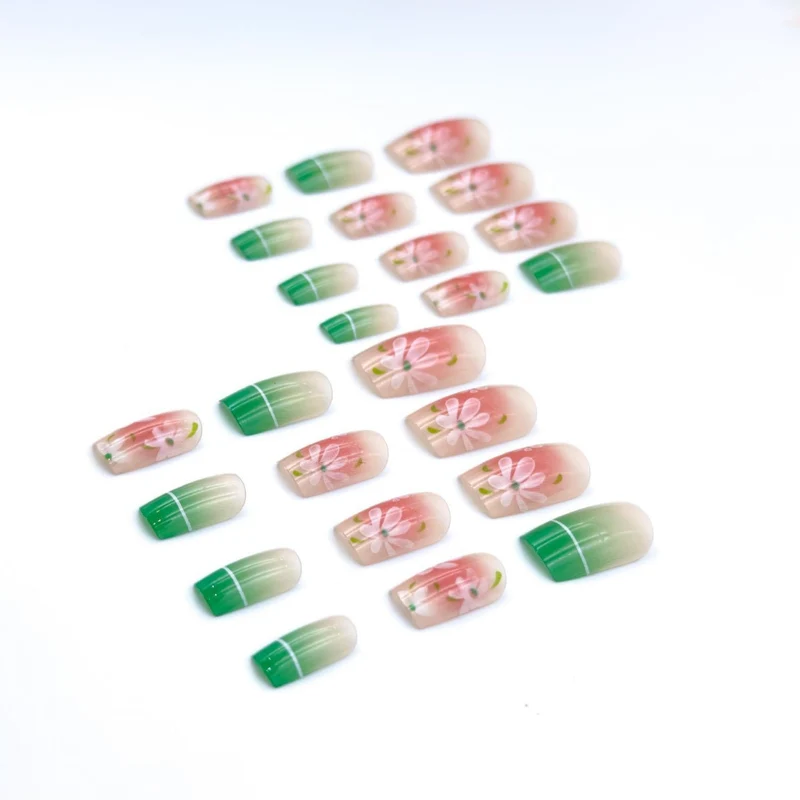 Floral Ombre Nail Art Set
