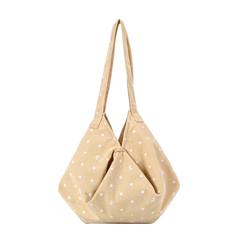 Moderne gepunktete Schultertasche