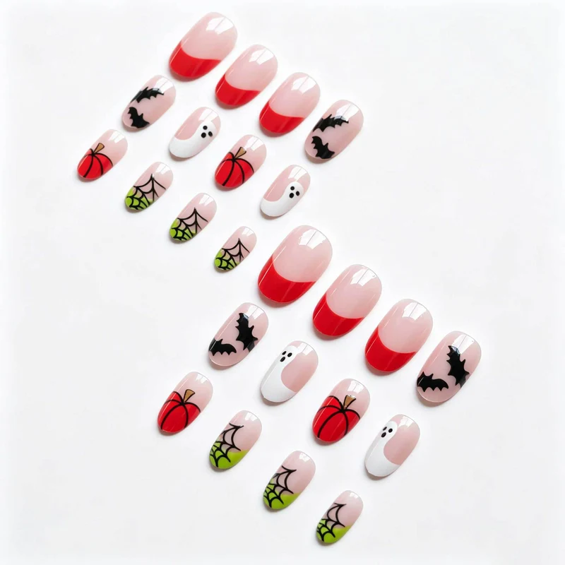 Halloween-Themen Nagelkunst Set