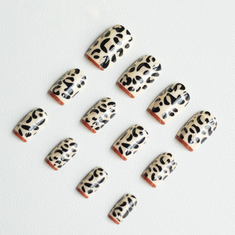 Wildtier-Print-Nagelkunst-Set