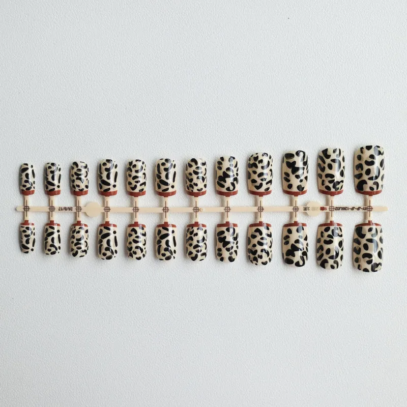 Wildtier-Print-Nagelkunst-Set