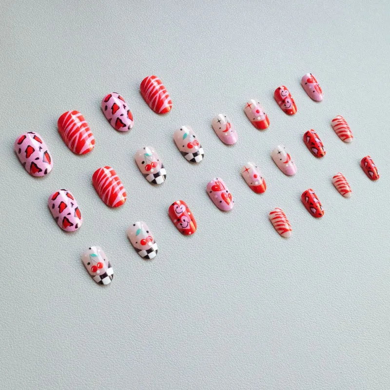 Verspieltes Nagelkunstdesign