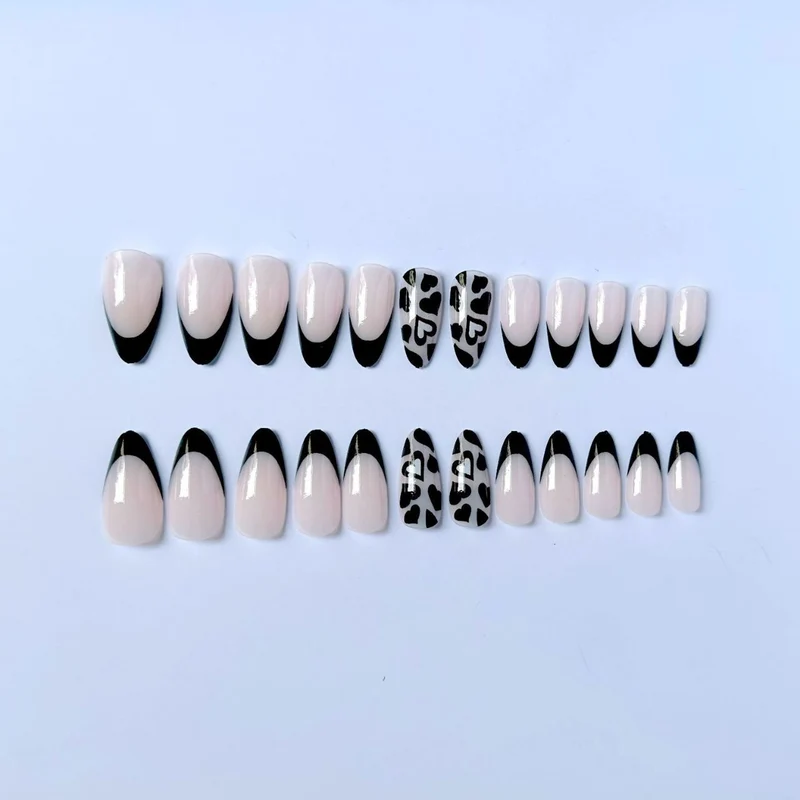Elegantes Spitz-Französisches Tipps-Nagelkunst-Set