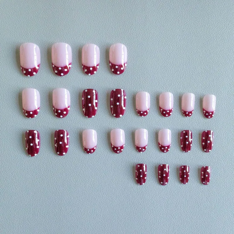Elegantes Spitz-Acryl-Nagelkunst-Set