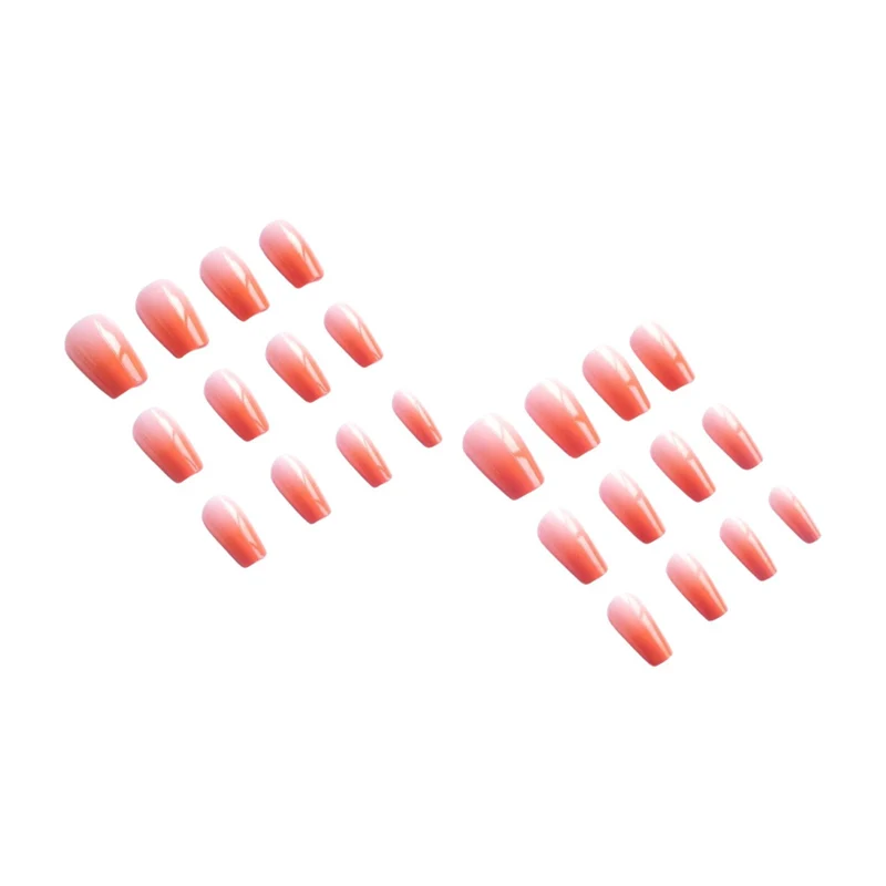 Elegante Ombre-Gel-Nagelverlängerungen