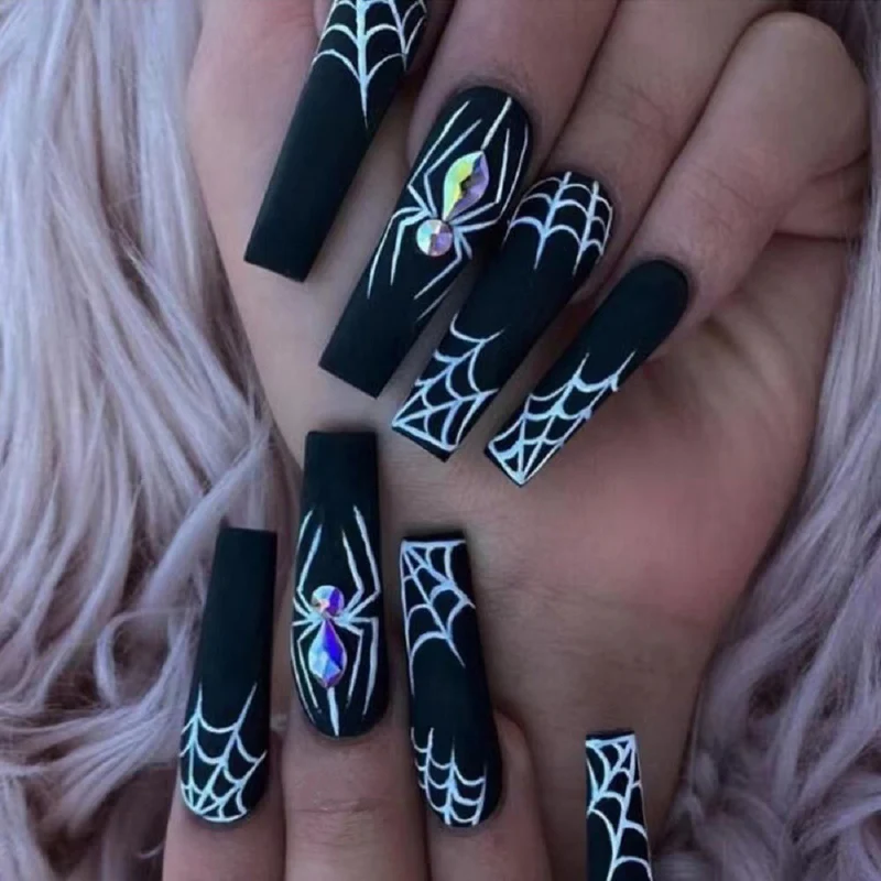 Spooky Halloween Themen Nagelkunst Set