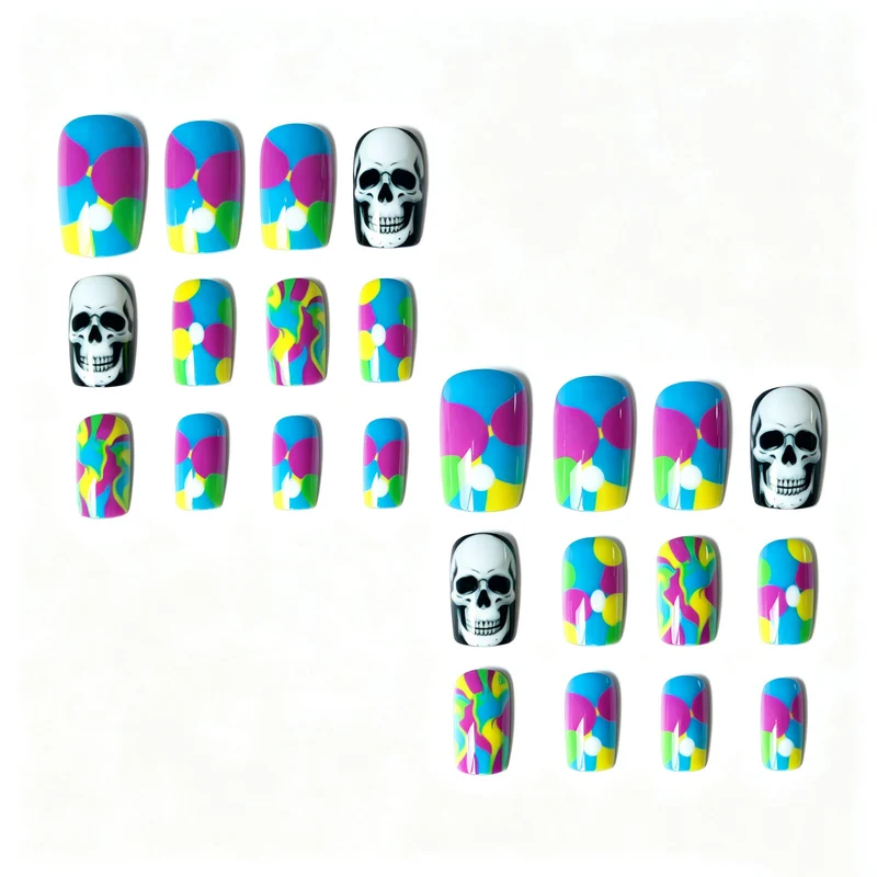 Schädel-Themen Künstlerisches Nagelkunstset
