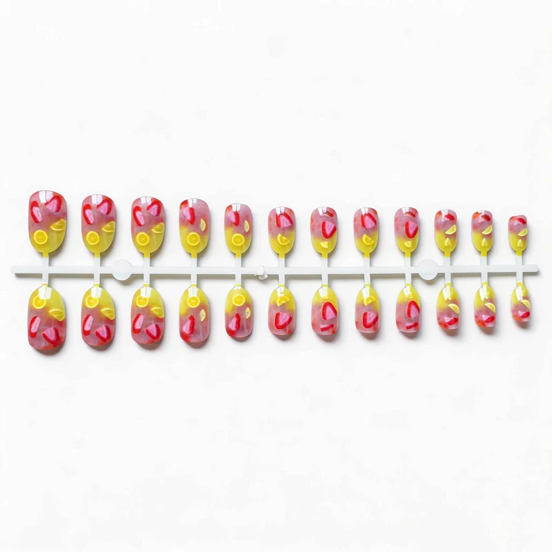 Tropische Früchte Nagelkunst