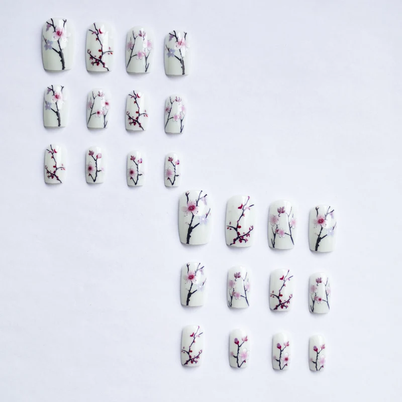 Floral Kirschblüten Nagelkunst Set