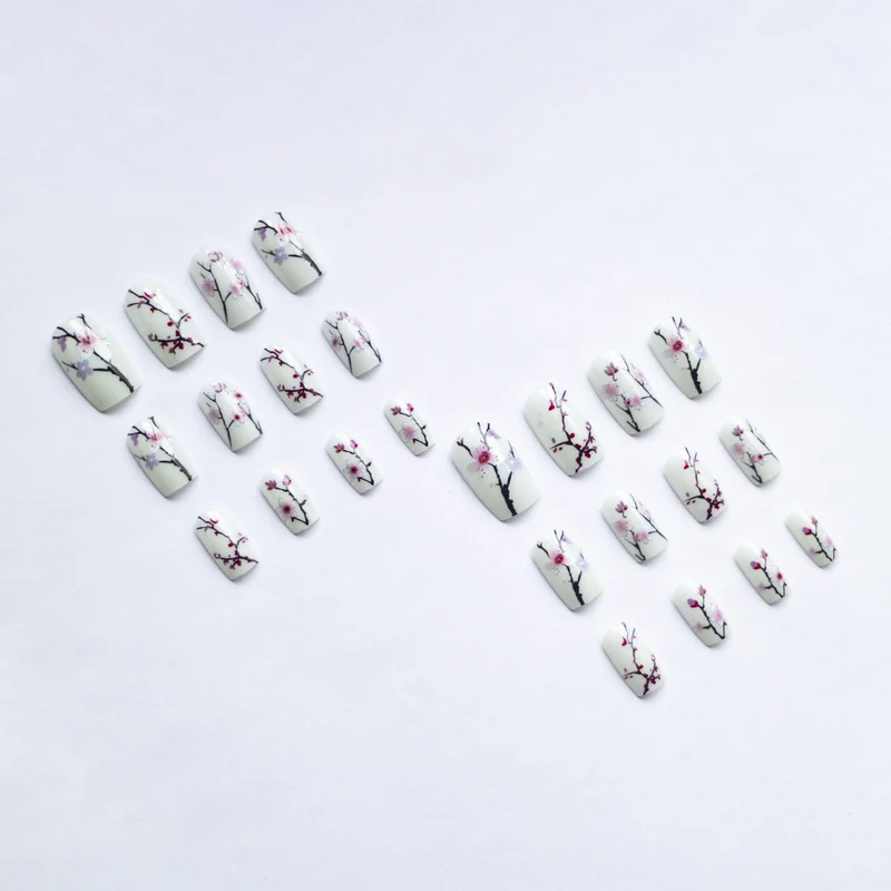 Floral Kirschblüten Nagelkunst Set