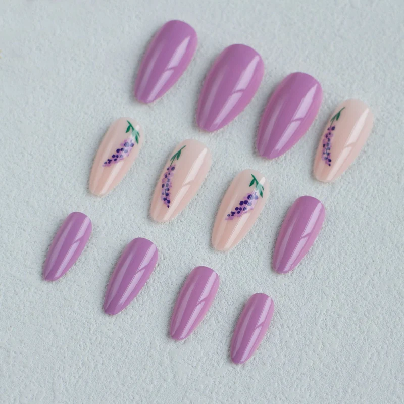 Floral Art Acryl Nagelset