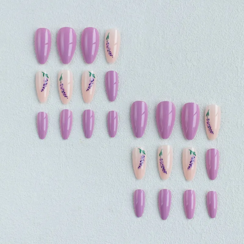 Floral Art Acryl Nagelset