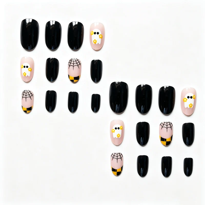 Halloween-Themen Dekorative Nagelkunst Set