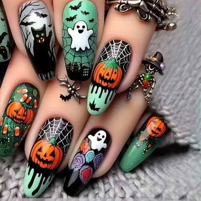 Halloween-Themed Kreatives Nagelkunst-Kit 1790957806