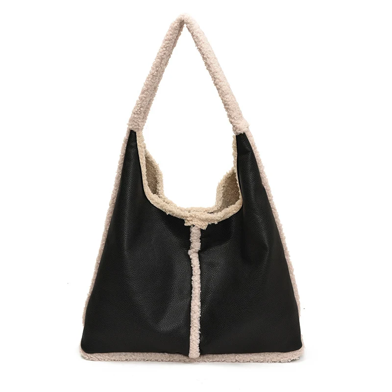 Faux-Leder Tote Bag